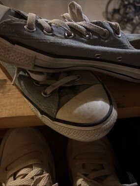 Classic Canvas Low-Top Boat Shoes - Gray
